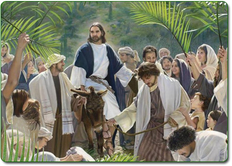 Chúa Giêsu vào thành Giêrusalem để hoàn tất mầu nhiệm Vượt Qua