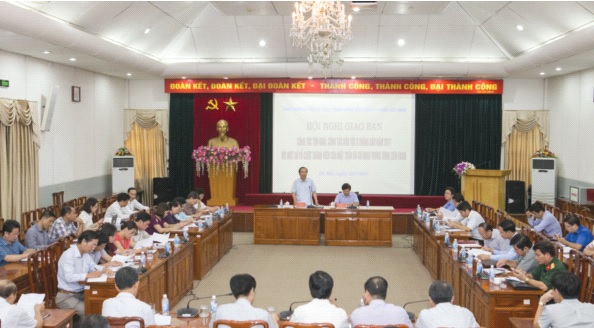 Phó Chủ tịch Ủy ban Trung ương MTTQ Việt Nam Ngô Sách Thực phát biểu tại Hội nghị. Ảnh: MC