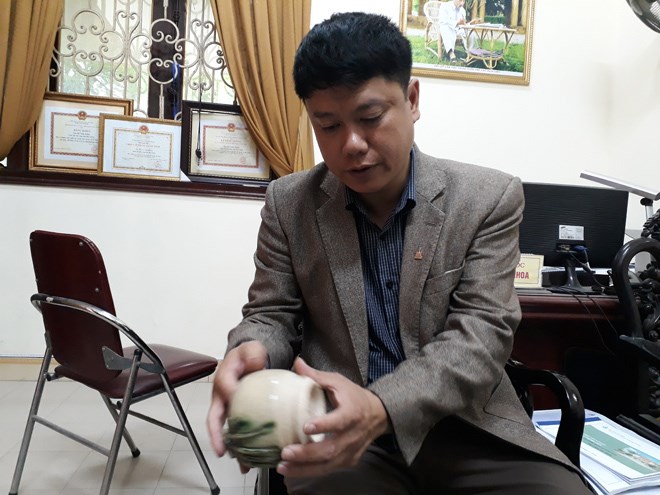 Ông Đỗ Tuấn Khoa, Giám đốc Bảo tàng Bắc Giang bất ngờ về một cổ vật ông mua được từ ông Kiên.