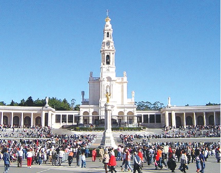 Đền thờ Đức Mẹ Fatima tại Bồ Đào Nha. Ảnh: CTV