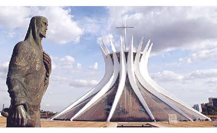 Nhà thờ Brasilia ở thủ đô Brazil.