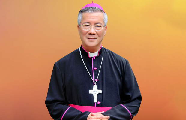 Đức tân Giám mục giáo phận Vinh Anphong Nguyễn Hữu Long. Ảnh: CTV