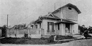 Trường Cao đẳng Mỹ thuật Đông Dương tại 102 phố Reinach, Hà Nội năm 1929. Ảnh: TL