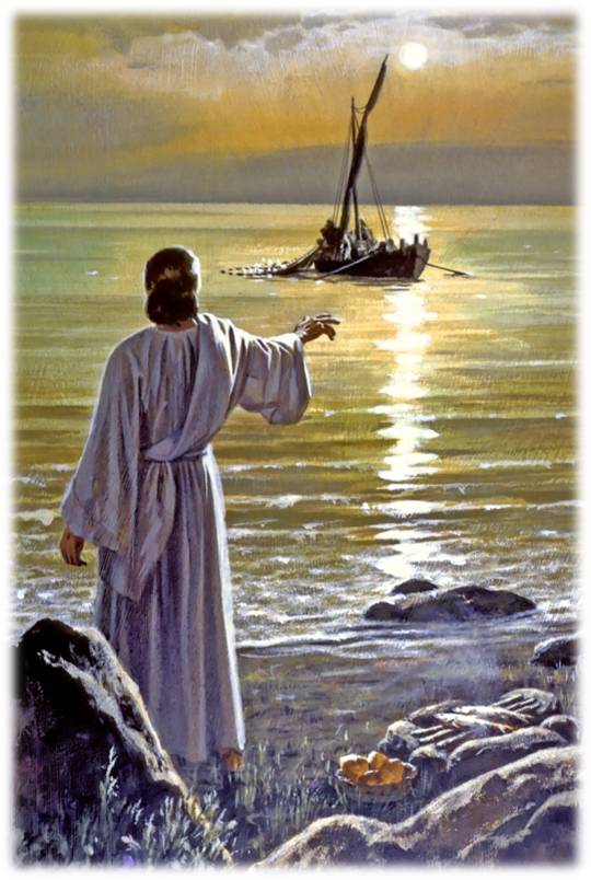 “Khi trời đã sáng, Đức Giêsu đứng trên bãi biển” (Ga 21, 4). Ảnh: TL