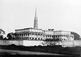 Tu viện thánh Phaolô Sài Gòn là tu viện nữ tu đầu tiên ở Việt Nam. (Ảnh chụp năm 1860). Ảnh: TL
