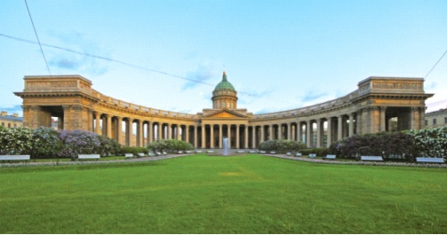 Thánh đường Kazan là một trong những nhà thờ Chính Thống giáo lớn nhất tại cố đô Saint – Peterburg, Liên bang Nga. Ảnh: CTV