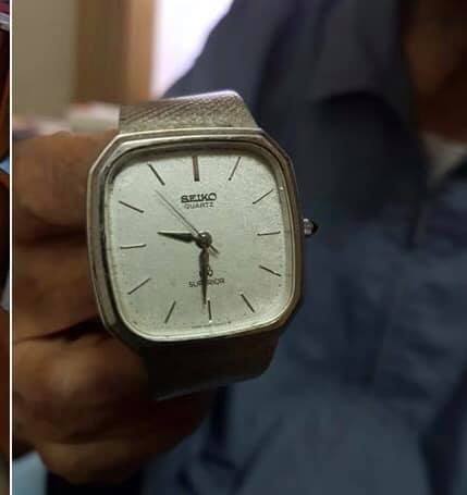 Chiếc đồng hồ Đức cha GB. Bùi Tuần gìn giữ bao năm qua. Ảnh: CTV