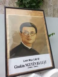 Di ảnh linh mục liệt sĩ Gioankim Nguyễn Bá Luật.