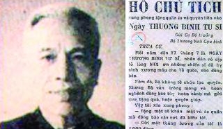 Chuyện về vị Bộ trưởng Bộ Thương binh đầu tiên