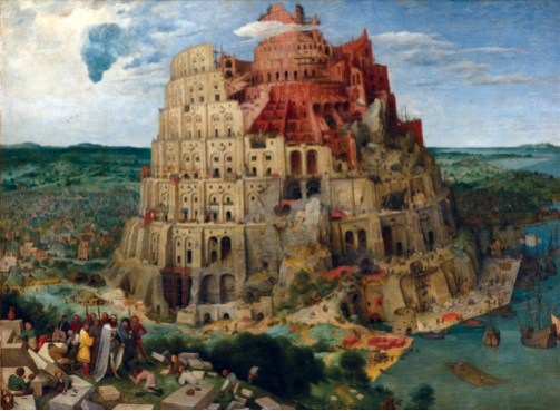 Tháp Babel của Pieter Bruegel the Elder (1563). Ảnh: CTV 