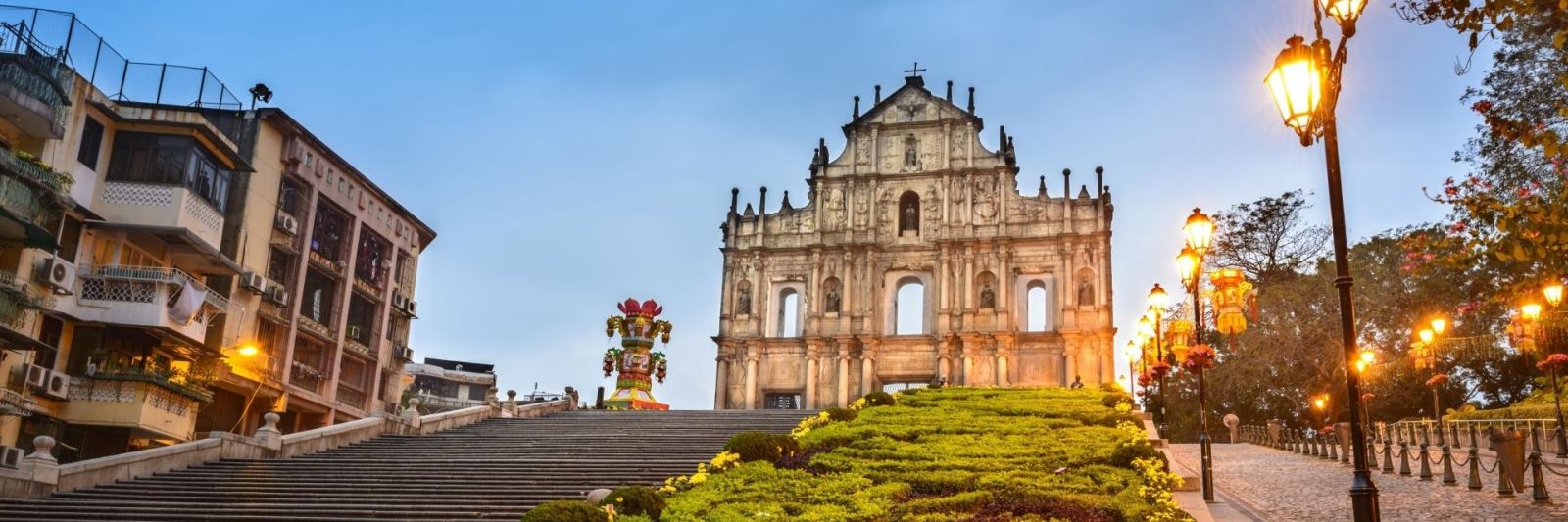 Di tích nhà thờ thánh Phaolô tại Macau. Ảnh: CTV