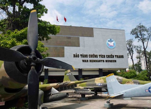Bảo tàng chứng tích chiến tranh tọa lạc ở số 28 đường Võ Văn Tần, Phường 6, quận 3, TP. Hồ Chí Minh. Ảnh: Hoàng Hải