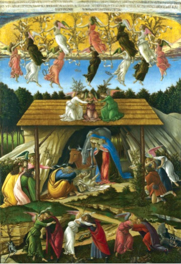 Chúa Giáng sinh huyền diệu của Sandro Botticelli (1501). Ảnh: CTV