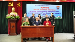 Ban Đoàn kết Công giáo quận Đống Đa đồng hành cùng dân tộc