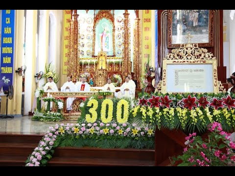 Thánh lễ kỷ niệm 300 năm thành lập giáo xứ Bách Tính. Ảnh: CTV