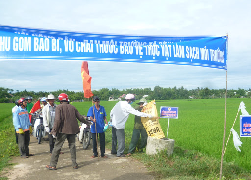 Phong trào nông dân tham gia bảo vệ môi trường đã được nhiều người hưởng ứng. Ảnh: CTV