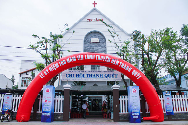 Nhà thờ Tin Lành Thanh Quýt, tỉnh Quảng Nam. Ảnh: CTV