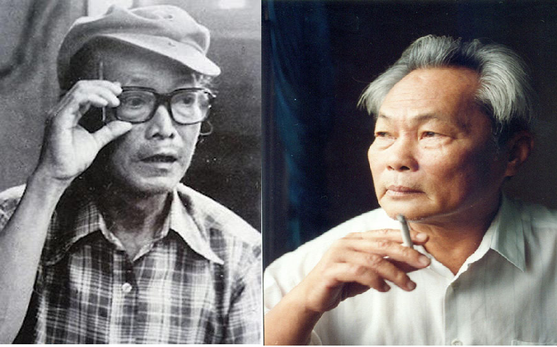 Họa sĩ Nguyễn Sáng và nhà văn Nguyễn Quang Sáng. Ảnh: CTV