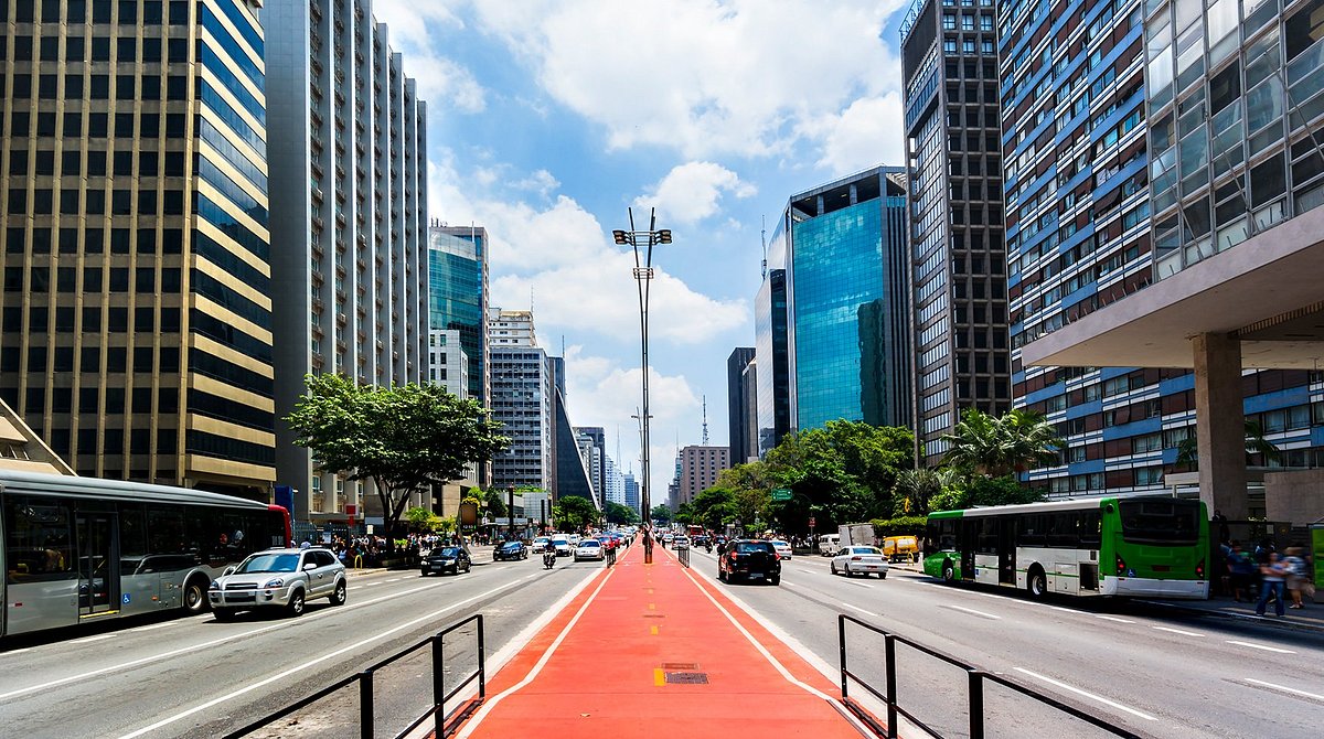 Đại lộ Paulista Thành phố Sao Paulo Brazil. Ảnh: CTV