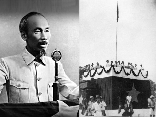 Ngày 2/9/1945, tại Quảng trường Ba Đình (Hà Nội), Chủ tịch Hồ Chí Minh đọc Tuyên ngôn Độc lập, khai sinh ra nước Việt Nam Dân chủ Cộng hòa