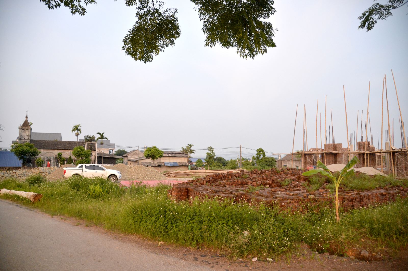 Một góc Dự án xây dựng nhà thờ giáo họ Yên Sơn.