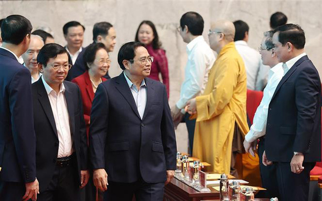 Thủ tướng Chính phủ Phạm Minh Chính đến dự Chương trình "Cả nước chung tay vì người nghèo" năm 2022