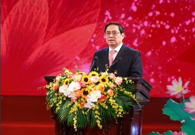 Thủ tướng Chính phủ Phạm Minh Chính phát biểu tại buổi Lễ.