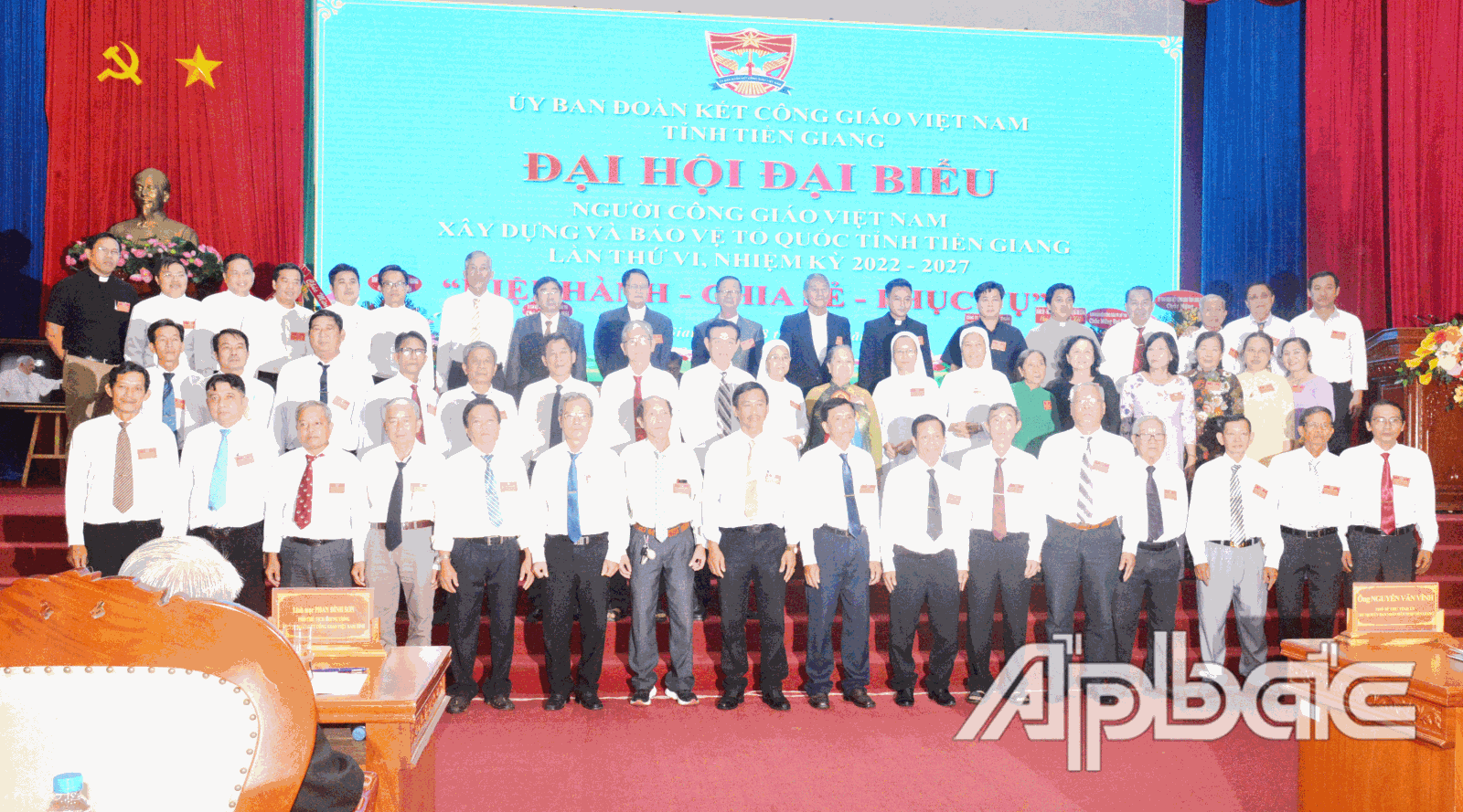 Ủy ban Đoàn kết Công giáo tỉnh Tiền Giang khóa VI ra mắt Đại hội.