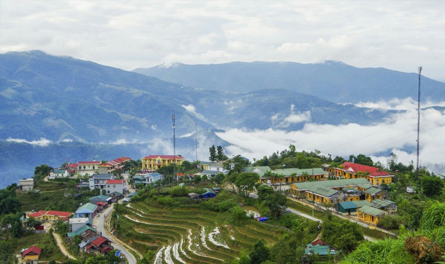 Xã Thu Lũm, huyện Mường Tè, tỉnh Lai Châu khoác lên mình diện mạo mới. 