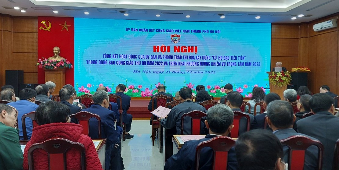  Ủy ban Đoàn kết Công giáo Việt Nam thành phố Hà Nội tổ chức hội nghị tổng kết.
