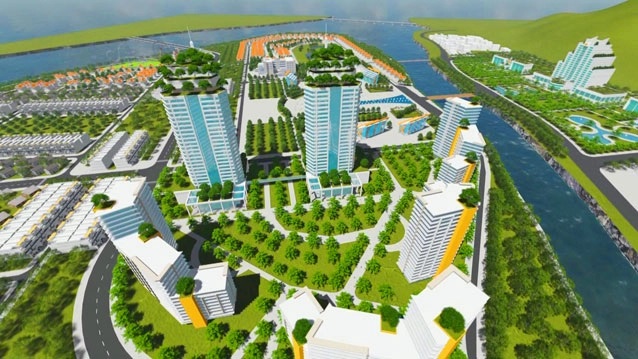 Doanh nhân Huỳnh Kim Lập đang muốn đầu tư mạnh vào lĩnh vực bất động sản-phối cảnh khu đô thị Thiên Tân