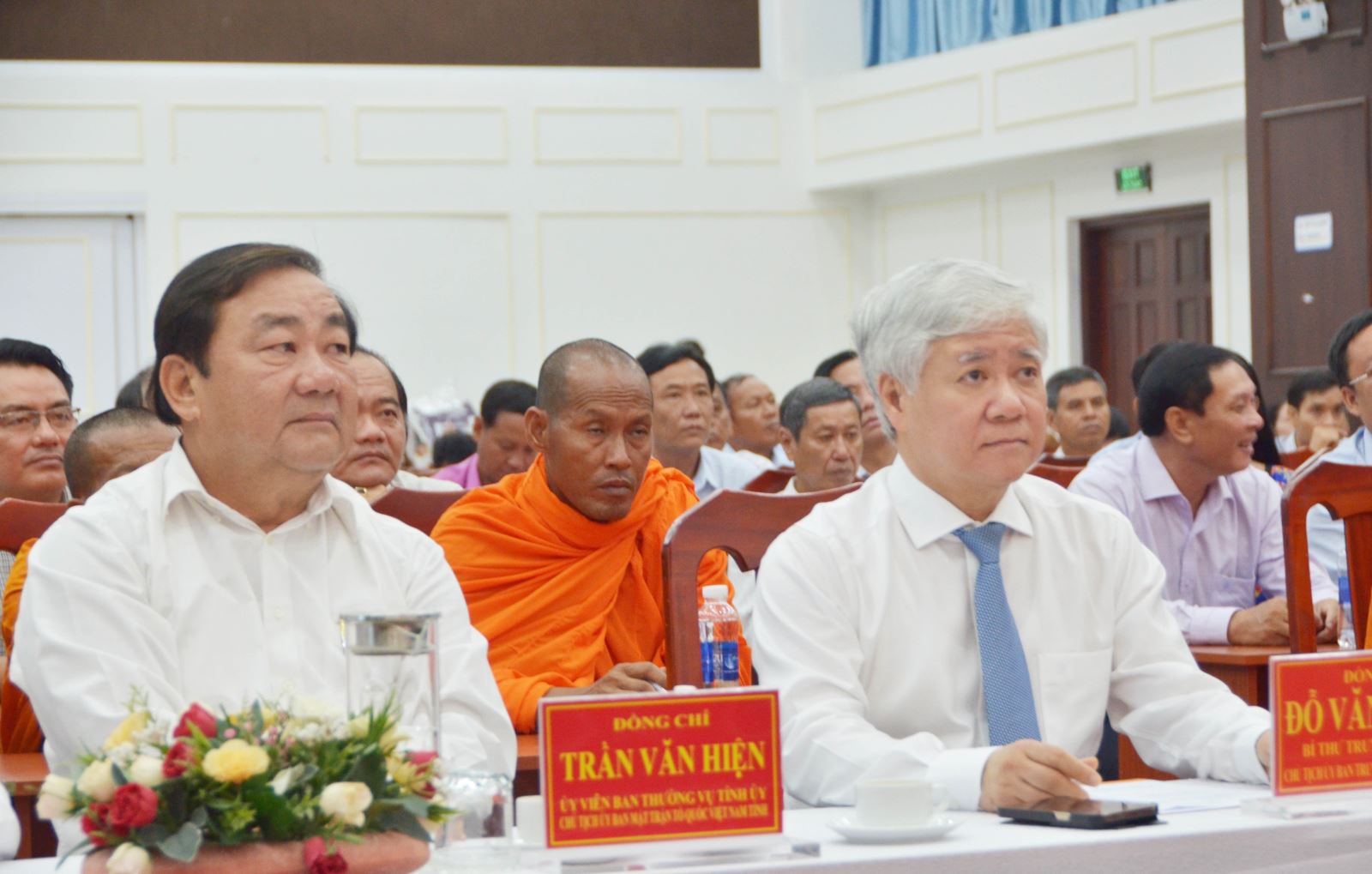 Chủ tịch Đỗ Văn Chiến dự buổi họp mặt Tết Chôl Chnăm Thmây của đồng bào Khmer tại Cà Mau.