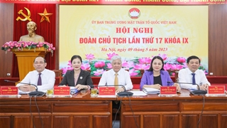 Khai mạc Hội nghị Đoàn Chủ tịch UBTƯ MTTQ Việt Nam lần thứ 17, khoá IX
