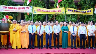 Phó Chủ tịch Hoàng Công Thuỷ dự lễ chính thức Đại lễ Phật đản 2023 tại Huế