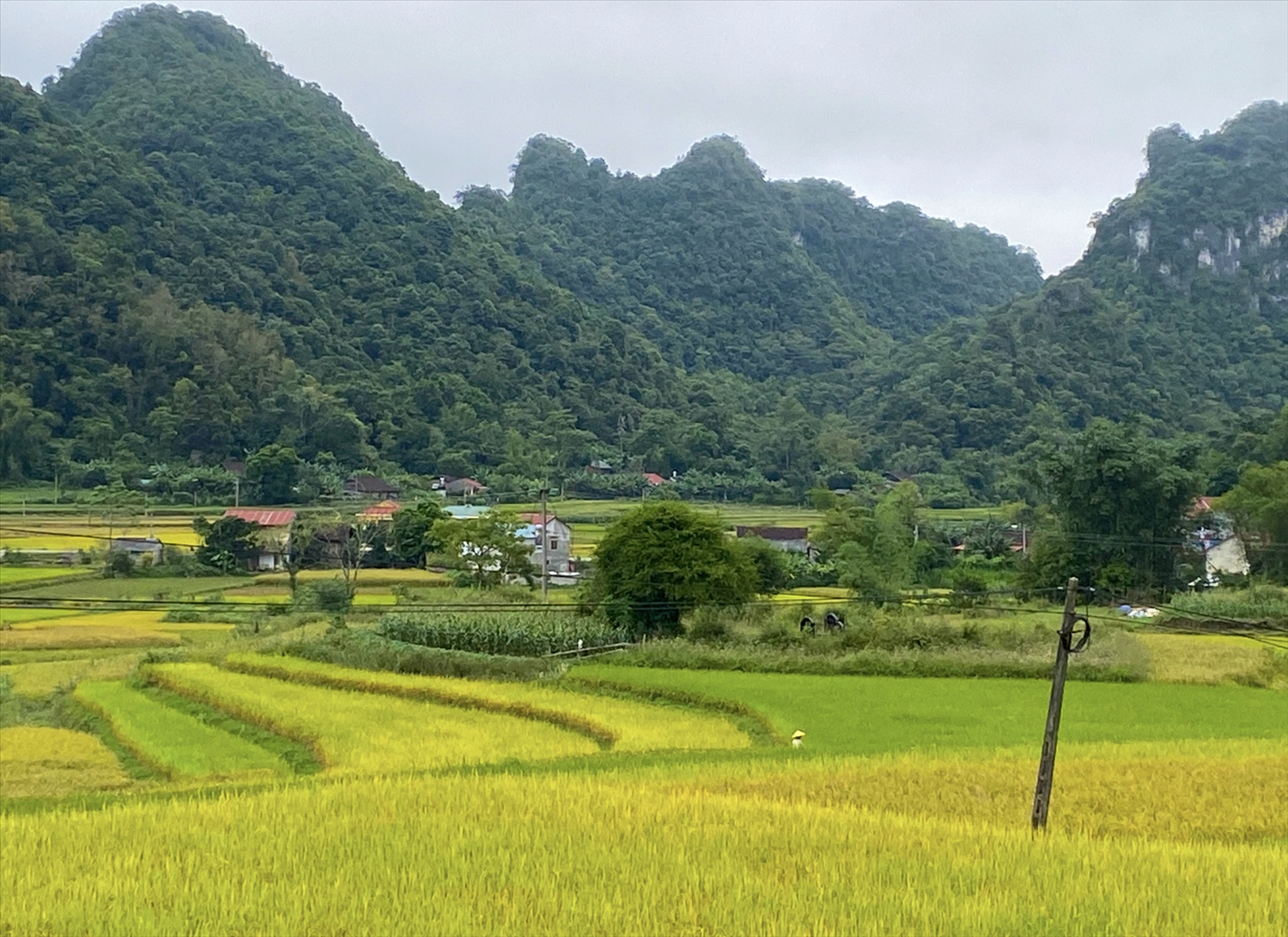 Một phần quang cảnh huyện Thạch An