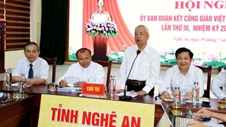 Ủy ban Đoàn kết Công giáo Việt Nam tỉnh Nghệ An: Nâng cao hiệu quả trong thực hiện nhiệm vụ