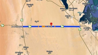 Đường thẳng 240km dài nhất thế giới, xuyên qua sa mạc không một khúc cua