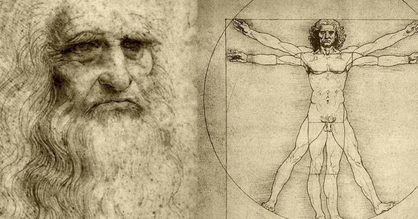 Leonardo da Vinci là một thiên tài lỗi lạc về mọi phương diện. 