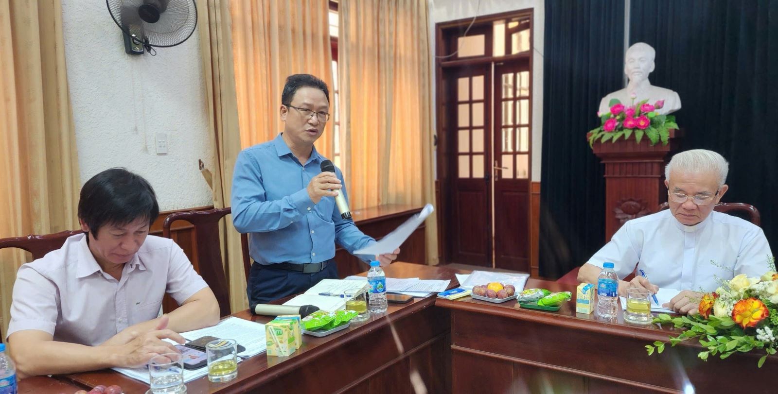Ông Nguyễn Văn Thanh phát biểu gợi mở nhiều nội dung. Ảnh: Bùi An
