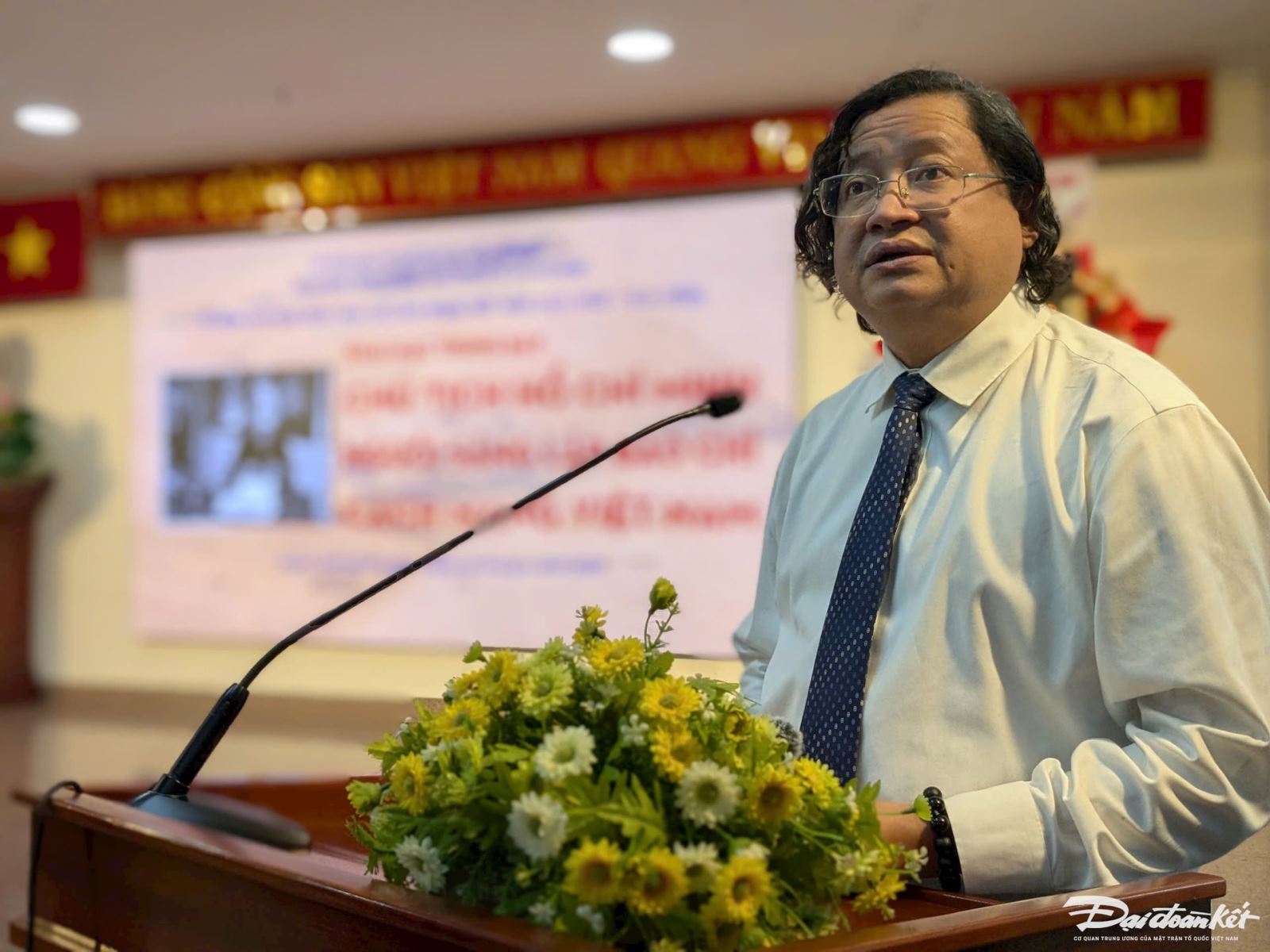 Ông Nguyễn Minh Nhựt - Phó Giám đốc Sở Văn hóa và Thể thao TP Hồ Chí Minh phát biểu tại sự kiện. Ảnh: Tú Anh.