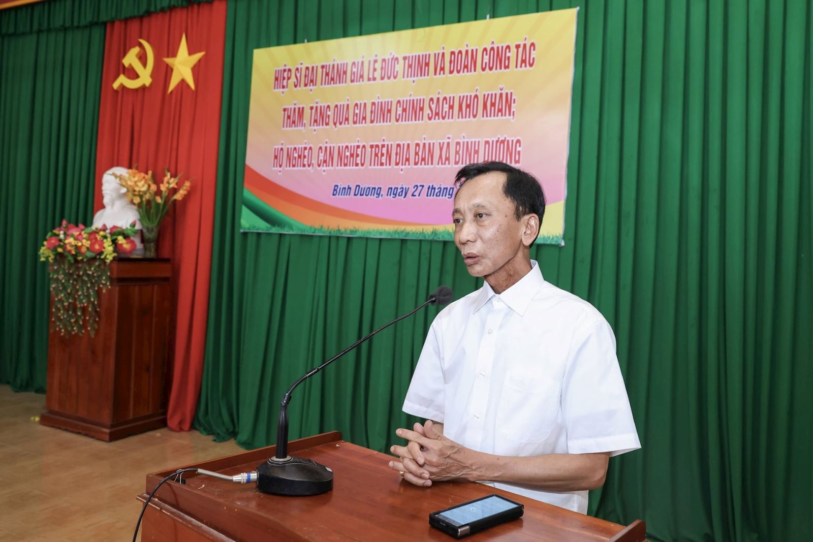 Hiệp sĩ Đại Thánh giá Lê Đức Thịnh nói, “Tôi là người Công giáo, nhưng trước hết, tôi là người Việt Nam. Yêu Tổ quốc, yêu đồng bào đối với người Công giáo không những là một tình cảm tự nhiên phải có, mà còn là một đòi hỏi của Phúc âm”.