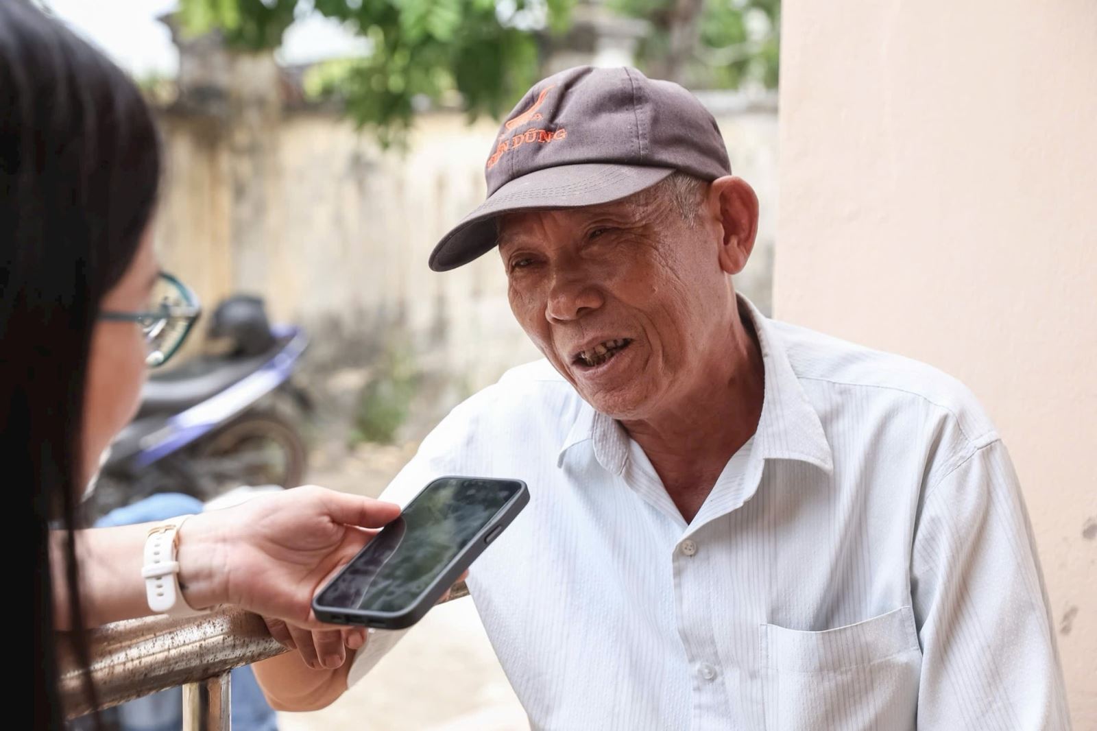 Cựu chiến binh Huỳnh Xuân Thành. Ảnh: Quang Vinh.