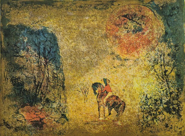 Một tác phẩm trong triển lãm.