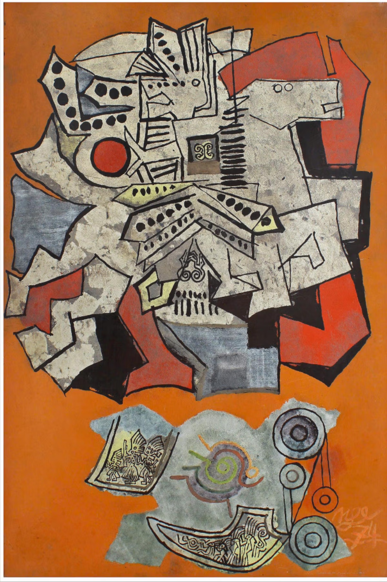 Tác phẩm "Gióng" của họa sĩ Nguyễn Tư Nghiêm (1974). Ảnh: BTCC.