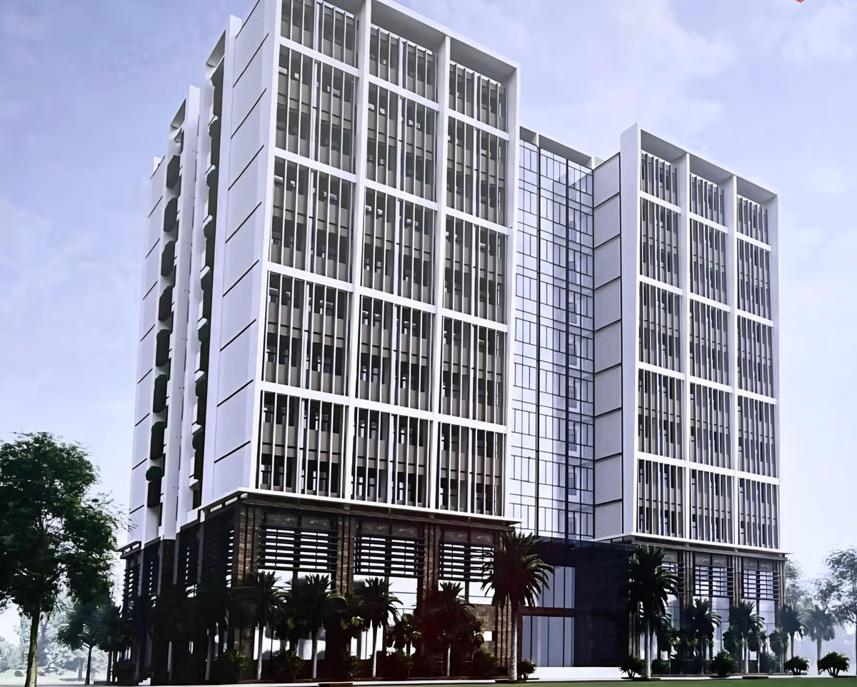 Phối cảnh tổng thể Dự án đầu tư xây dựng nhà ở tập thể cán bộ, công nhân viên Công ty Than Khe Chàm được khởi công ngày 19/12/2025.