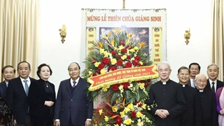 Chủ tịch nước Nguyễn Xuân Phúc chúc mừng Giáng sinh  2022