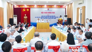 Phát huy vai trò đồng bào Công giáo Bắc Trung Bộ trong phát triển kinh tế - xã hội gắn với bảo đảm quốc phòng, an ninh