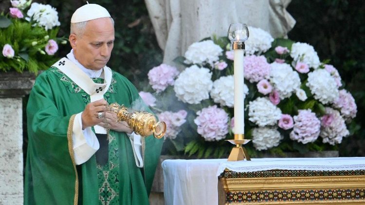 Đức Thánh Cha Lêô XIV chủ sự Thánh lễ khai mạc Mùa Thụ tạo 2026 tại Borgo Laudato si, Castel Gandolfo.