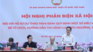 Hoàn thiện quy định hướng dẫn, tạo thuận lợi cho hoạt động tín ngưỡng, tôn giáo