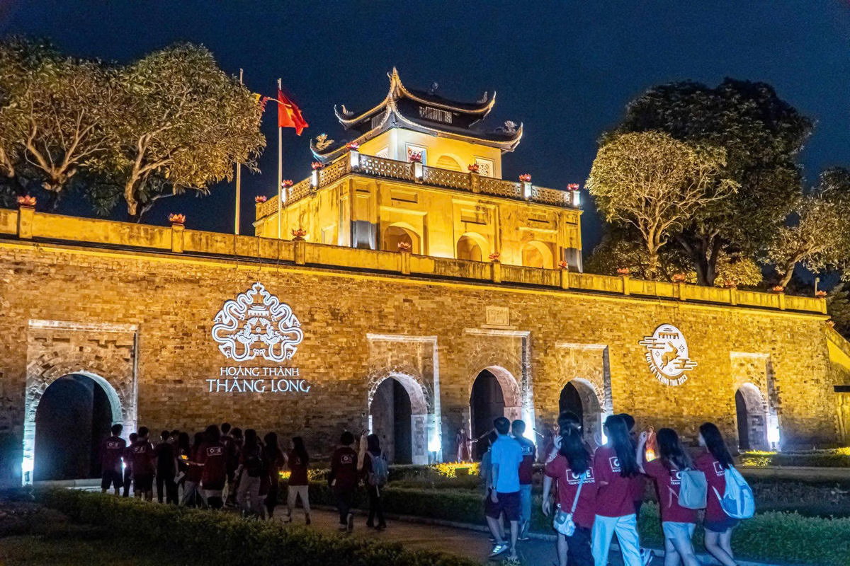 Đề án dự kiến triển khai 8 đề án thành phần tại các di sản, trong đó có Hoàng thành Thăng Long. Ảnh: TL.
